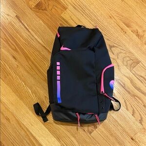 Nike Black and Pink Men's Backpack. Kayo.